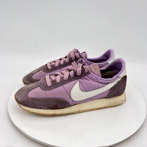 Vintage Nike Women Size 7 Purple Nylon Suede Training Shoea Made In Korea